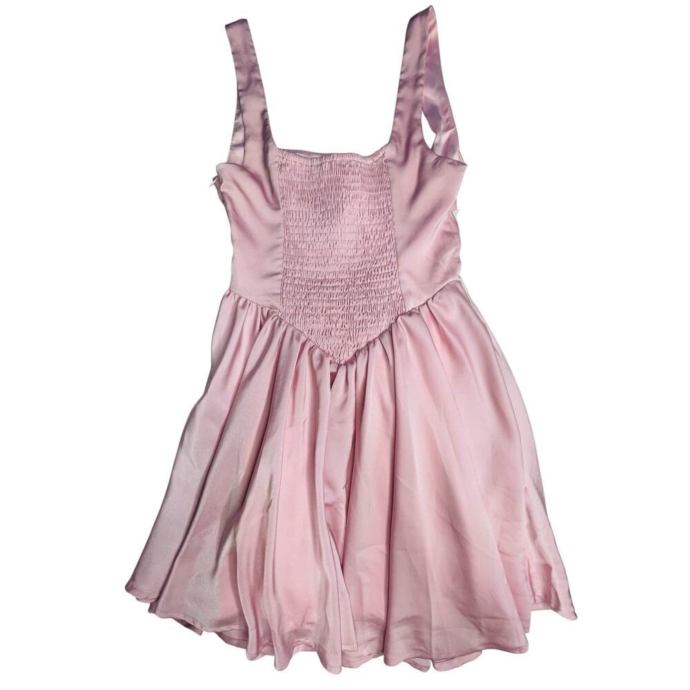 Princess Polly womens Straplie Mini Dress Pink size 0 New with tags Coquette - Picture 13 of 14